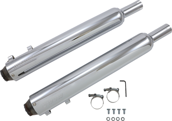 3-1/2(r) Slip-on Mufflers Chrome, 1, nordicamoto.ro