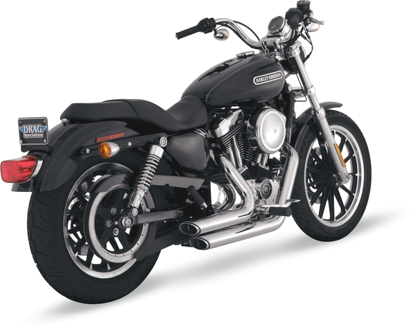 Shortshots Staggered Exhaust System Black, 1, nordicamoto.ro