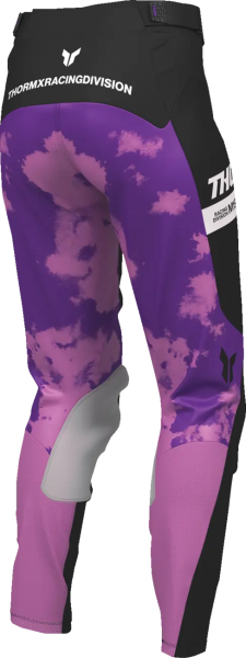 Womens Launchmode Bleach Pants Purple, Black -5