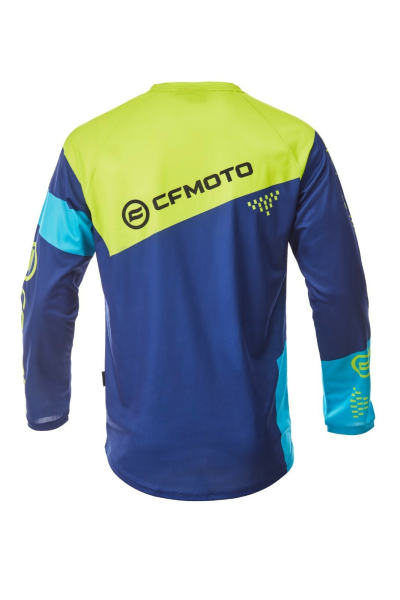 TRICOU MOTO CFMOTO MX / ENDURO RIDING JERSEY – ALBASTRU / GALBEN, 5, nordicamoto.ro