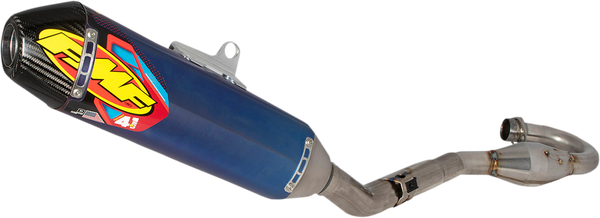 Factory 4.1 Rct Exhaust System Blue Anodized 