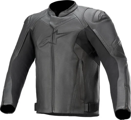 Faster V2 Leather Riding Jacket Black 62, 3, nordicamoto.ro