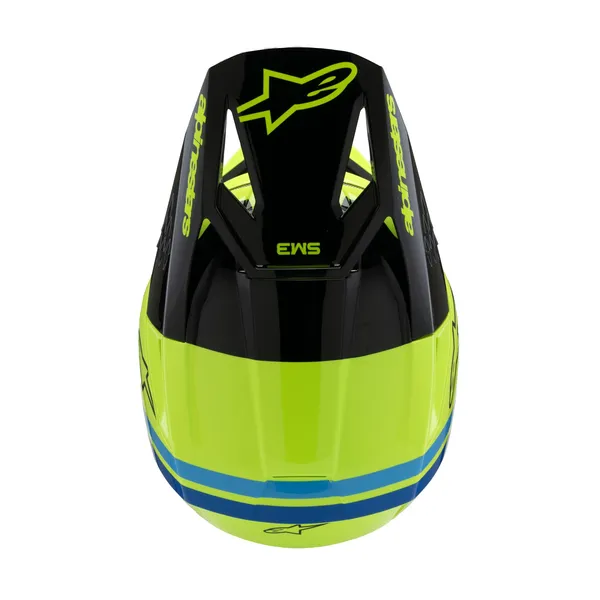 Casca Copii Alpinestars S-Mm3 Radium Black/Blue/Yellow-1