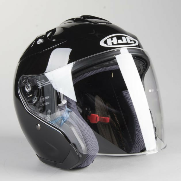 Casca HJC FG-JET Solid Lucios Negru, 1, nordicamoto.ro