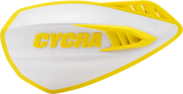 Cyclone Handguards White, Yellow-4