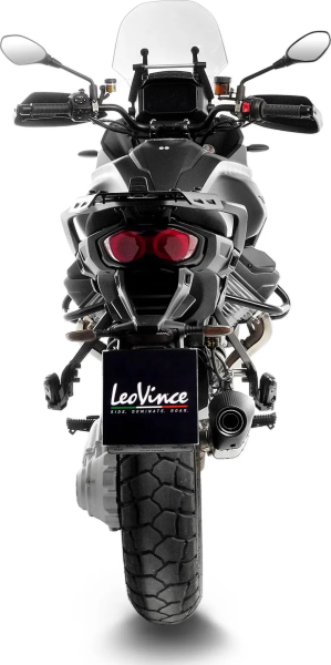 Tobă de eșapament LeoVince LV-14 Titanium Slip-On pentru Moto Guzzi Stelvio, 7, nordicamoto.ro
