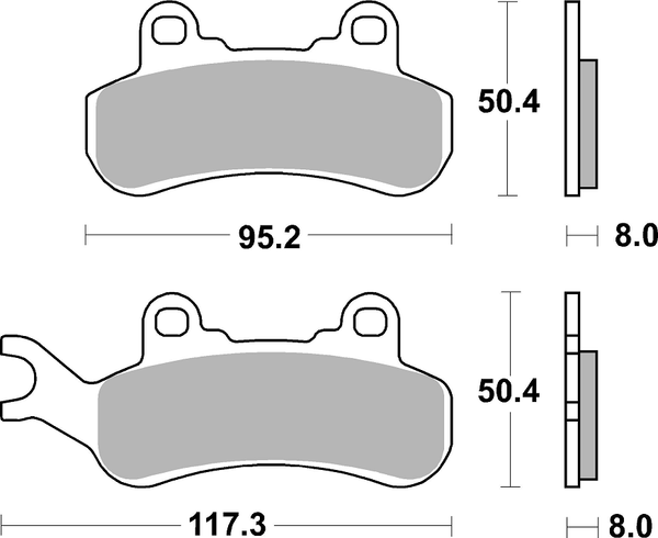 Psi Brake Pads, 1, nordicamoto.ro