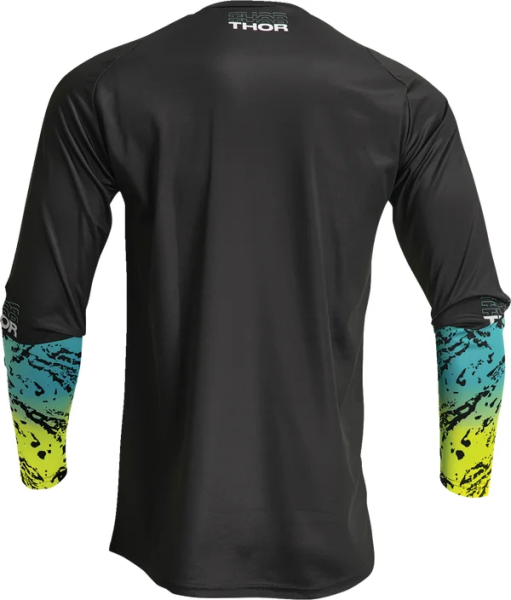 Youth Sector Atlas Jersey Black, Green S, 10, nordicamoto.ro