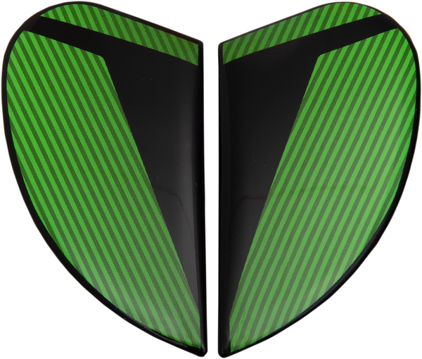 Airform Helmet Side Plates Green -0