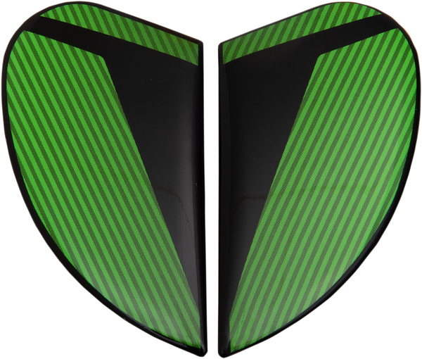 Placi laterale casca Icon Airform™ Black/Green-0