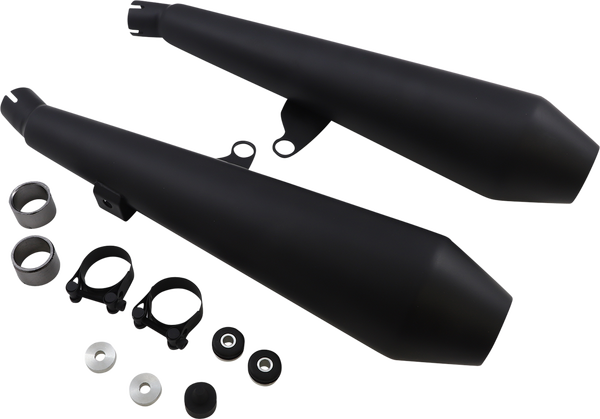 Lv-12 Slip-on Muffler Black, Stainless Steel, 2, nordicamoto.ro