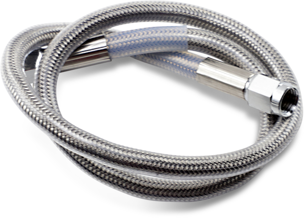 Universal Brake Line Silver, Clear-coated, 1, nordicamoto.ro