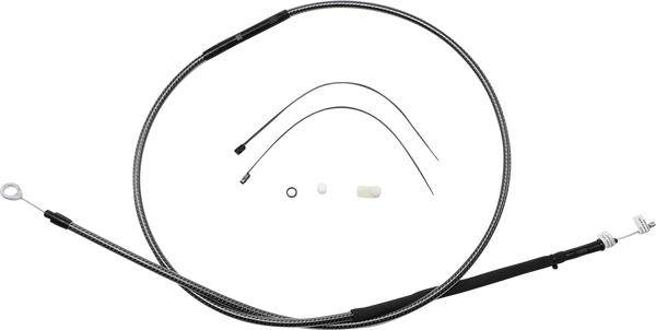 High-efficiency Polished Karbonfibr Clutch Cable Silver, 1, nordicamoto.ro
