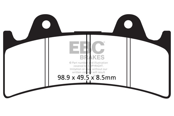 Fa Series Organic Brake Pads, 3, nordicamoto.ro