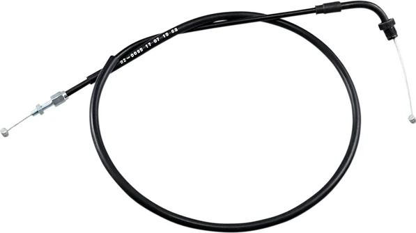 Cablu de accelerație din vinil negru, model standard negru, 1, nordicamoto.ro