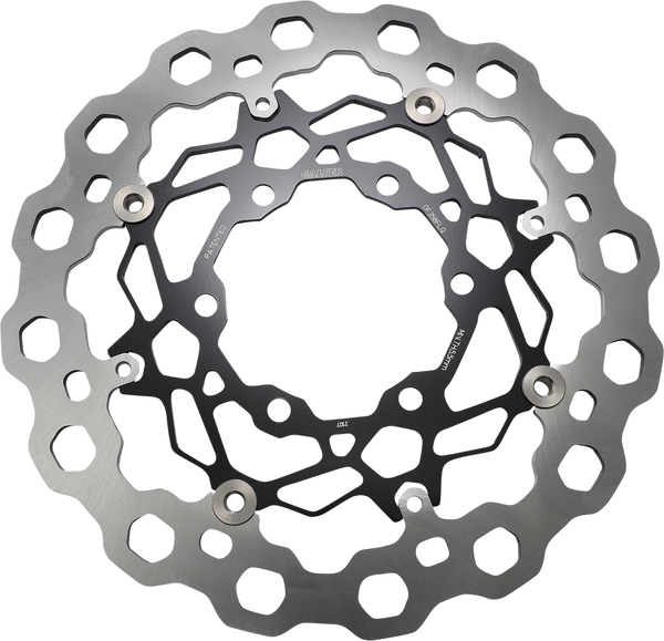 Cubiq Brake Rotor Black, Silver, 1, nordicamoto.ro