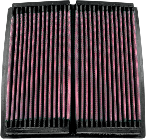 High-flow Air Filter Black, Red, 1, nordicamoto.ro