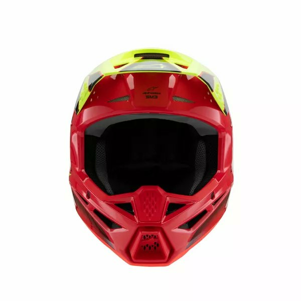 Casca Copii Alpinestars S-M3 Fray Black/Red/Yellow-3