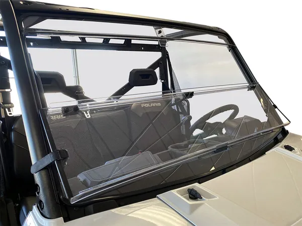 Deluxe Full Folding Windshield Clear -3