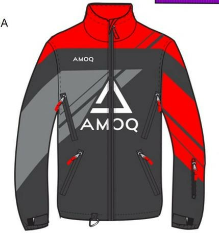 Geaca Snowmobil AMOQ Black/Red-1