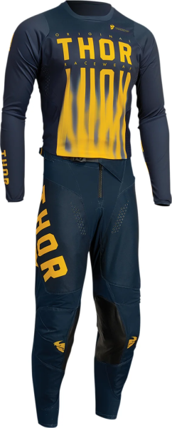 Tricou Thor Pulse Vapor Midnight/Lemon 3XL, 2, nordicamoto.ro