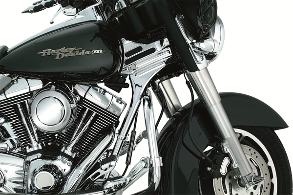 Deluxe Neck Cover Kit Chrome, 1, nordicamoto.ro