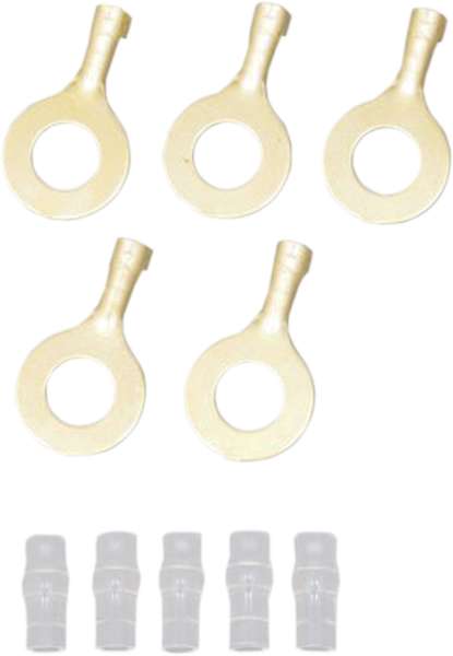 Eyelet Terminal Set Silver, 1, nordicamoto.ro