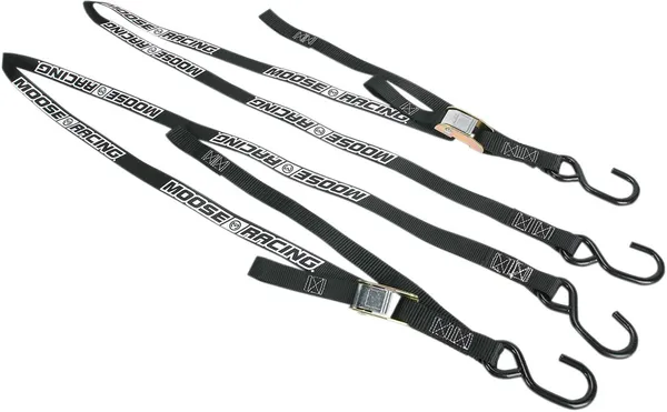 MOOSE RACING Heavy-duty Tie-downs Black -0