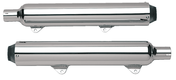 3-1/2(r) Slip-on Mufflers Chrome, 2, nordicamoto.ro