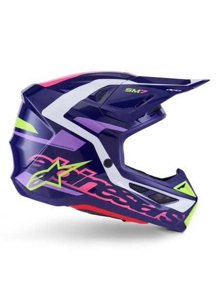 Cască Alpinestars SM7 Deed Purple-0