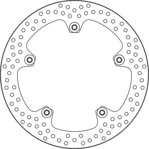 Seria Halo cu rotor flotant, negru, oțel inoxidabil, 1, nordicamoto.ro