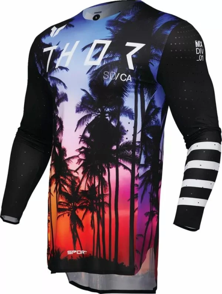 Tricou Enduro Thor Sportmode Sd Black M, 1, nordicamoto.ro