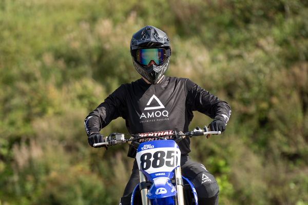 AMOQ Ascent Comp Jersey Black-White XS-1