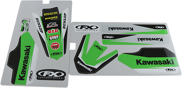 Trim Kit Graphics Black, Green, White, 1, nordicamoto.ro