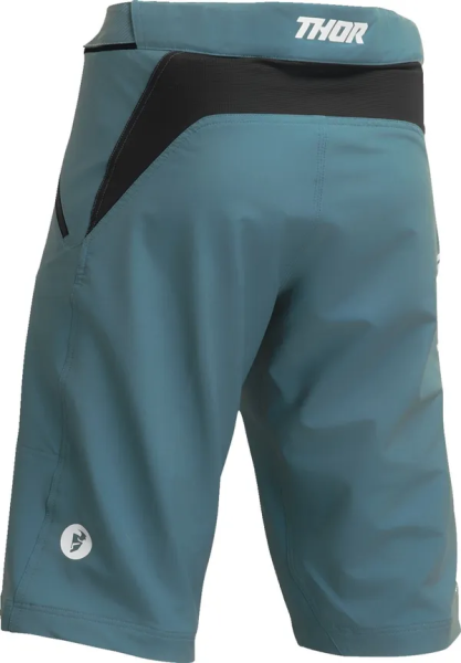 Pantaloni scurti MTB Thor Intense Assist Blue/Green/Teal-3