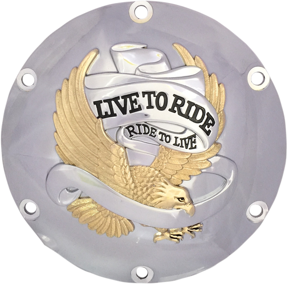 Live To Ride Derby Cover Gold, 2, nordicamoto.ro