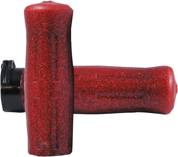 Old School Rubber Grips Red, 1, nordicamoto.ro