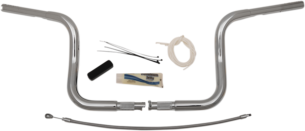 1-1/4(r) Ez Install Round Top Handlebar Kit Silver, 4, nordicamoto.ro