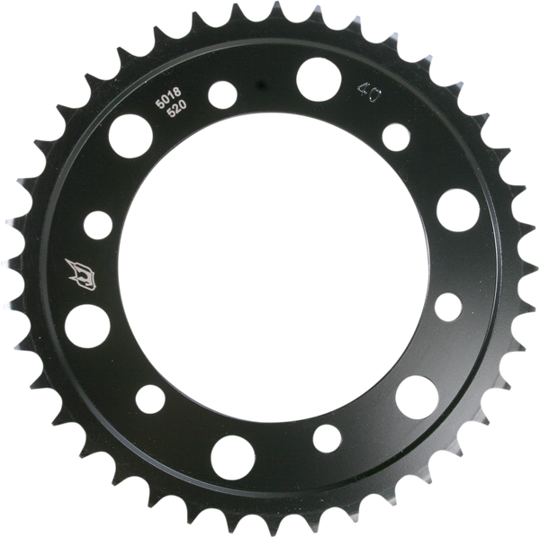 Lightweight Steel Sprocket Black, Zinc, 1, nordicamoto.ro