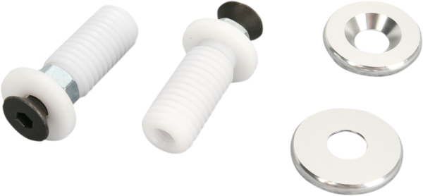 Billet Handlebar Grip Protector Silver, 1, nordicamoto.ro