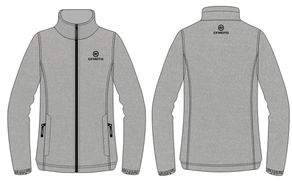 CARDIGAN DAMĂ CFMOTO GRI DESCHIS, 1, nordicamoto.ro