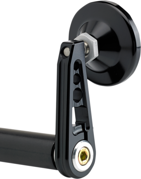 Bar End Mirror Anodized Black, 1, nordicamoto.ro