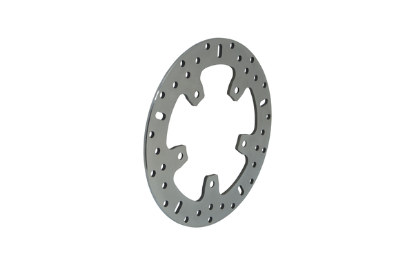 Round Fixed Brake Rotor Silver, Stainless Steel, 1, nordicamoto.ro