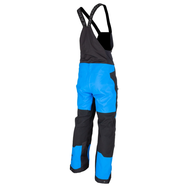Pantaloni Snowmobil Klim Storm Bib Non-Insulated Electric Blue Lemonade - Black-10