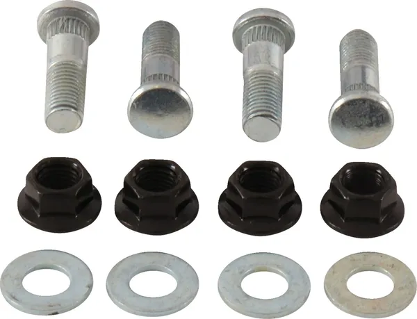 MOOSE RACING Wheel Stud-nut Kit Black 