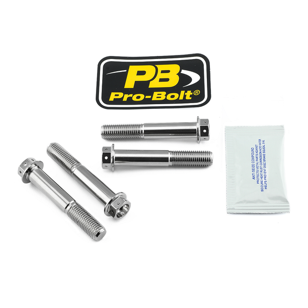 Brake Caliper Mount Kit Silver, Stainless Steel, 1, nordicamoto.ro