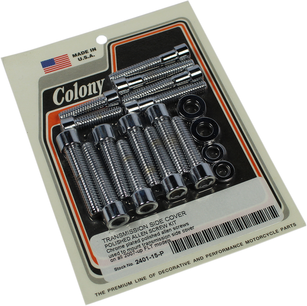 Transmission Side Cover Screw Kit Silver, 1, nordicamoto.ro