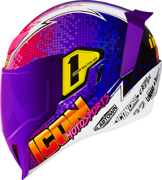 Airflite Quarterflash Helmet Purple -3
