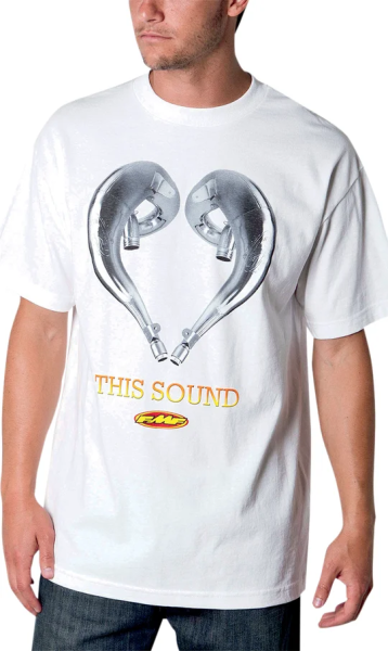 Tee Love Sound WhiteGray, Orange, White, Yellow  2XL, 1, nordicamoto.ro