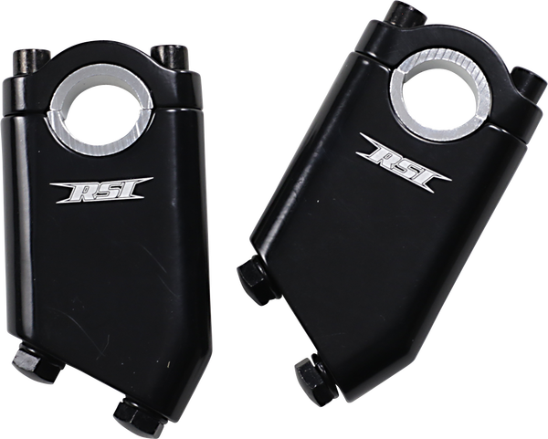 Angled Handlebar Risers Black, 3, nordicamoto.ro